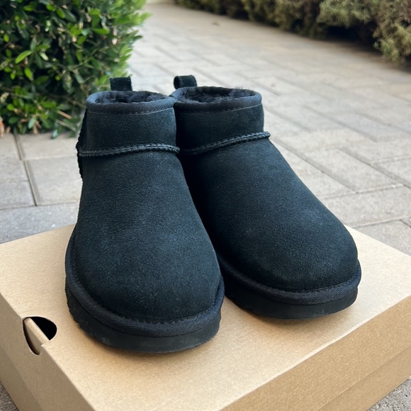 Black Classic Ultra Mini Uggs - Picture 8 of 9